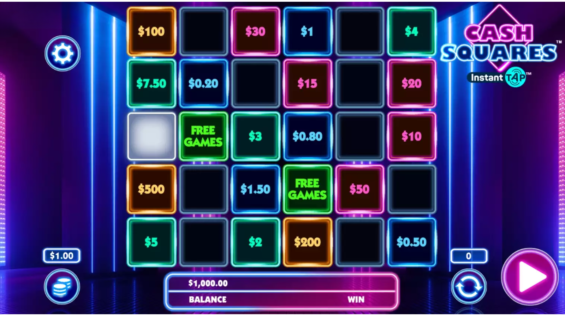 Cash Squares Instant Tap 1
